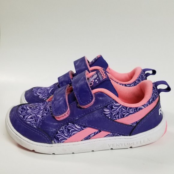 Reebok Girls Shoes Sneakers Purple Size 7 Toddler - Picture 1 of 4